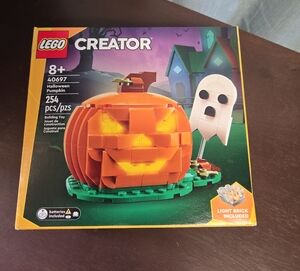 LEGO Creator Halloween Pumpkin and Ghost Set - Orange and Green